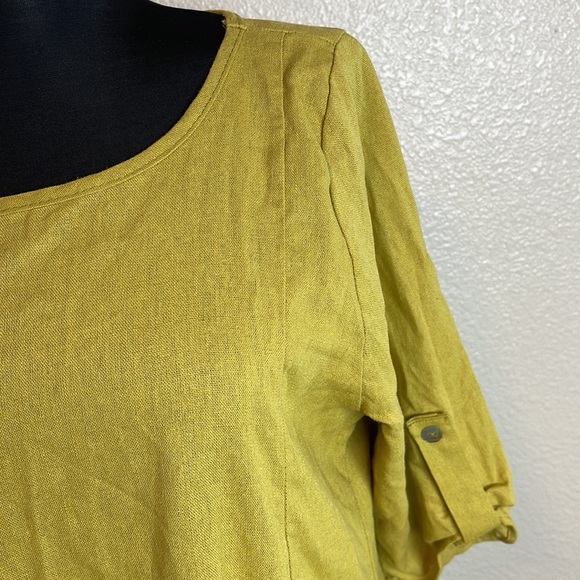 Flamingo Urban Boho dress, Wm’s Sz medium, mustard color - Picture 7 of 9